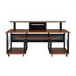 ACME Megara Music Desk in Cherry & Black Finish