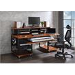 ACME Megara Music Desk in Cherry & Black Finish