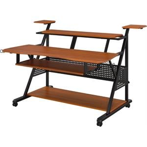 ACME Willow Music Desk in Cherry & Black Finish