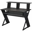 ACME Annette Wooden Music Desk with Shelves in Black Finish