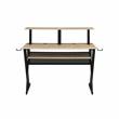 ACME Annette Rectangular Top Music Desk in Natural & Black Finish