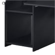 ACME Annette Wooden Music Desk with Shelves in Black Finish
