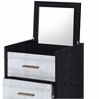 ACME Myles Jewelry Armoire in Black & Gold Finish