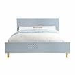 ACME Gaines Queen Bed in Gray High Gloss Finish