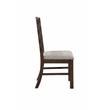 ACME Pascaline Side Chair in Gray Fabric and Oak