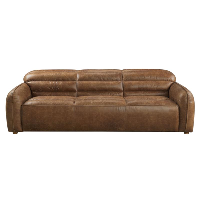 ACME Rafer Sofa in Cocoa Top Grain Leather