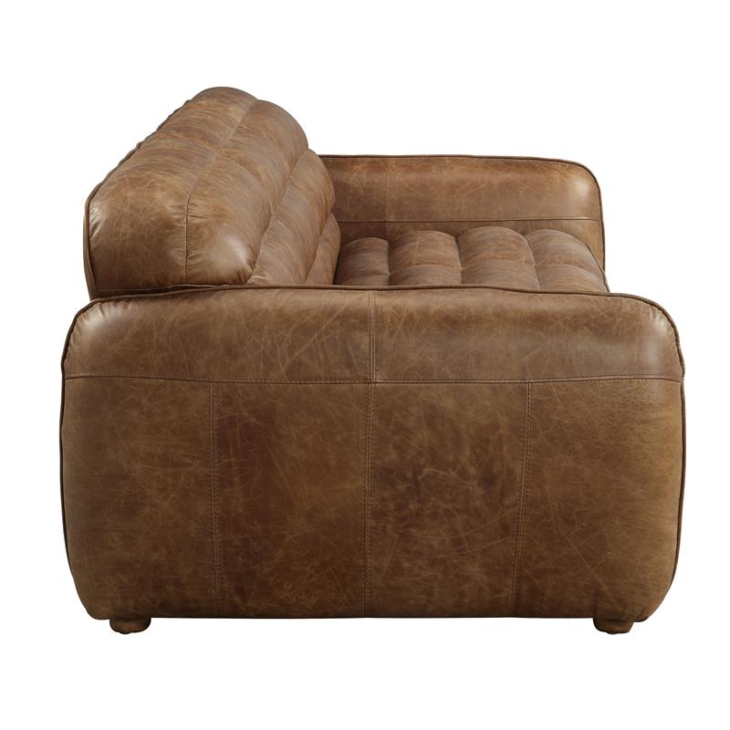 ACME Rafer Sofa in Cocoa Top Grain Leather
