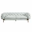 ACME Ragle Sofa in Vintage White Top Grain Leather