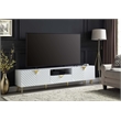 ACME Gaines TV Stand in White High Gloss Finish