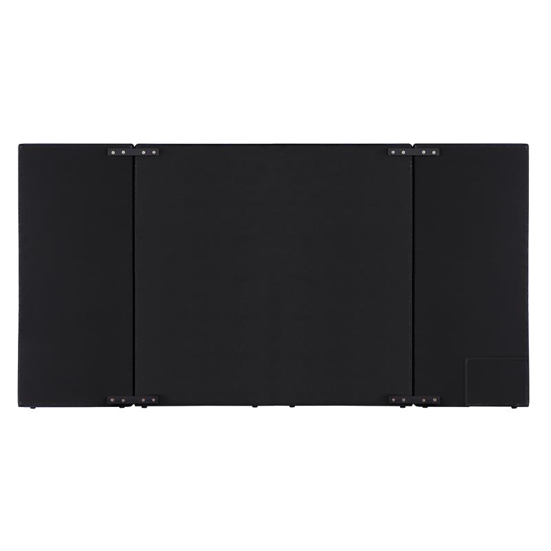 ACME Damazy Queen Bed in Black Velvet