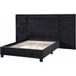 ACME Damazy Queen Bed in Black Velvet
