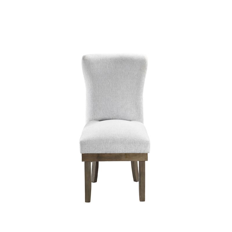 ACME Landon Side Chair in Gray Linen