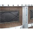 ACME Rahma Bar Table in Antique Ebony Top Grain Leather