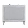 ACME Katia Chair in Gray Linen & White Finish