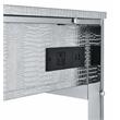 ACME Myles Vanity Set with USB Port in Antique White and Chrome Metal