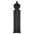 ACME Noralie Wood Frame Grandfather Clock with LED in Mirrored and Faux Diamonds