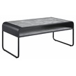 ACME Raziela Wooden Storage Coffee Table in Concrete Gray and Black