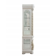 ACME Vendome Curio Cabinet with 2 Glass Doors in Antique Pearl Finish