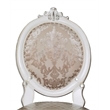 ACME Versailles Dining Side Chair in PU & Bone White (Set of 2)