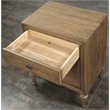ACME Inverness Wood Nightstand with 3 Drawers in Reclaimed Oak