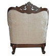 ACME Devayne Traditional European Chair with Queen Anne Legs in Dark Walnut