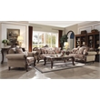ACME Mehadi Rolled Arm Chair with 2 Pillows in Walnut