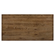 ACME Martha II Rectangular Wooden Counter Height Table in Weathered Oak
