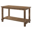 ACME Martha II Rectangular Wooden Counter Height Table in Weathered Oak