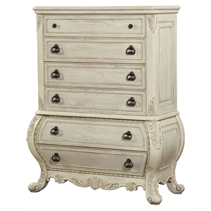 ACME Ragenardus Wood Bombay Chest Antique White