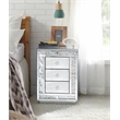 ACME Mallika Faux Crystals Trim Accent Table in Mirrored