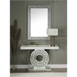 ACME Kachina Rectangular Wall Decor in Mirrored and Faux Gems