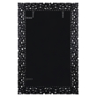 ACME Kachina Rectangular Wall Decor in Mirrored and Faux Gems