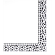 ACME Kachina Rectangular Wall Decor in Mirrored and Faux Gems