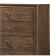 ACME Inverness 5-Drawer Wooden Chest in Reclaimed Oak