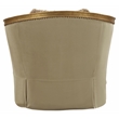 ACME Daesha Barrel Tight Back Chair Tan Fabric and Antique Gold