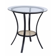 ACME Frydel 3-Piece Wooden Tapered Leg Table and Chairs Set in Black