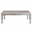 ACME Pelumi Rectangular Wood Coffee Table in Silver Platinum