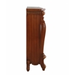 ACME Picardy Electric Wood Fireplace with Scrolled Legs in Honey Oak