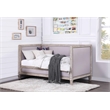 ACME Charlton Wooden Frame Twin Daybed in Weathered Oak