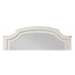 ACME Jaqueline Wooden Frame Mirror in Light Gray and Antique White
