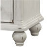 ACME Jaqueline 5-Drawer Wooden Chest in Light Gray and Antique White