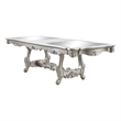 ACME Bently Wooden Double Pedestal Dining Table in Champagne Gold