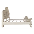 ACME Dresden Wooden Eastern King Bed with Arched Headboard in Bone White