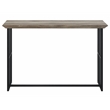 ACME Furniture Zudora Rectangular Wood & Metal Sofa Table in Antique Oak/Black