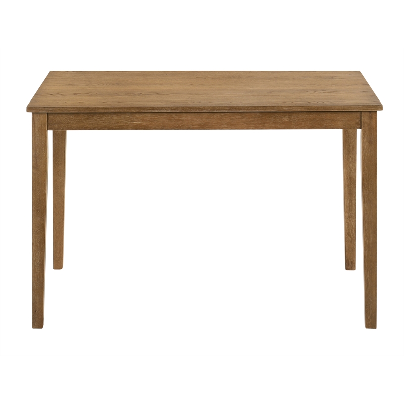 ACME Furniture Kayee 5-Piece Upholstered Wood Dining Set in Weathered Oak