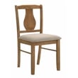 ACME Furniture Kayee 5-Piece Upholstered Wood Dining Set in Weathered Oak