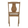 ACME Furniture Kayee 5-Piece Upholstered Wood Dining Set in Weathered Oak