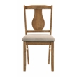 ACME Furniture Kayee 5-Piece Upholstered Wood Dining Set in Weathered Oak