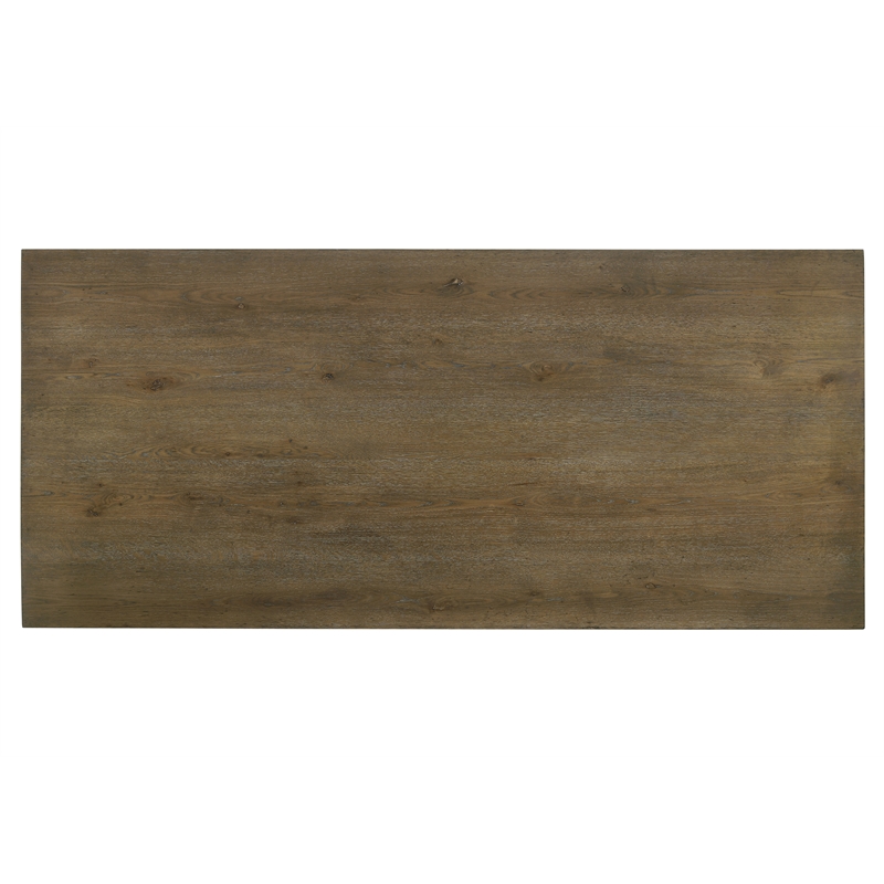 ACME Furniture Parfield Rectangular Wood Dining Table in Weathered Oak