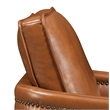 ACME Rocha Wooden Upholstered Accent Chair with Swivel